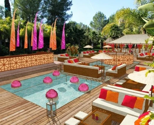 Poolside