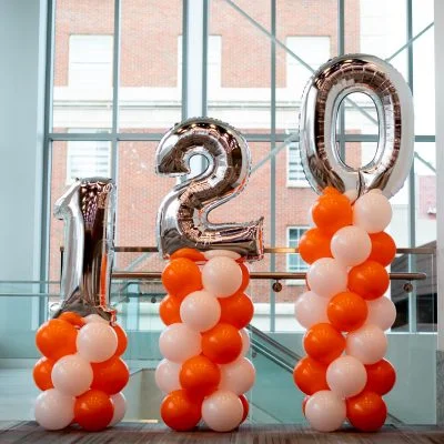 3 BALLOON PILLAR WITH DIGIT FOIL BALLOON