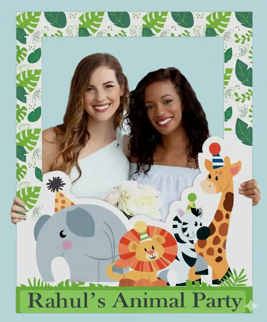 Kids Photobooth Frame with Stand