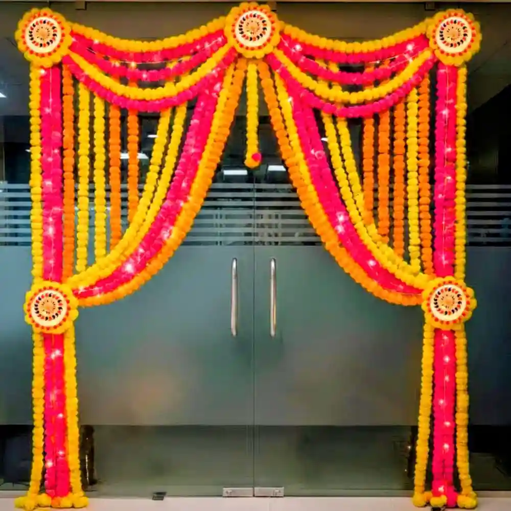 Festive Magic Marigold Diwali Decor