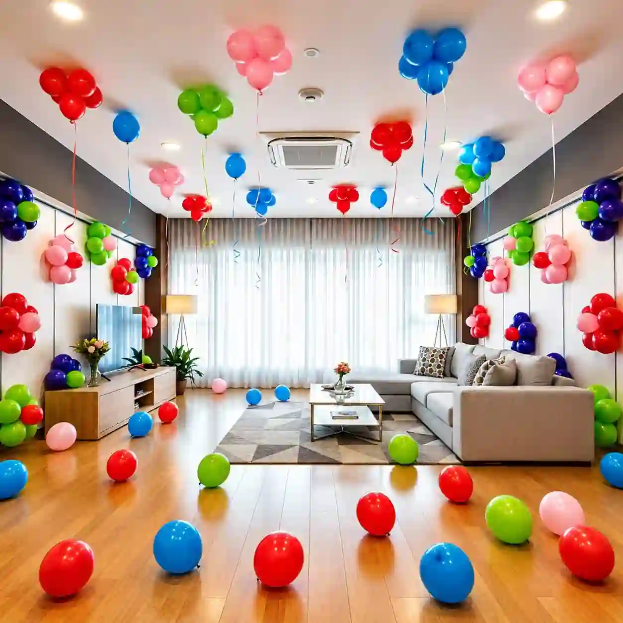Big Room Decor (300 Balloons)