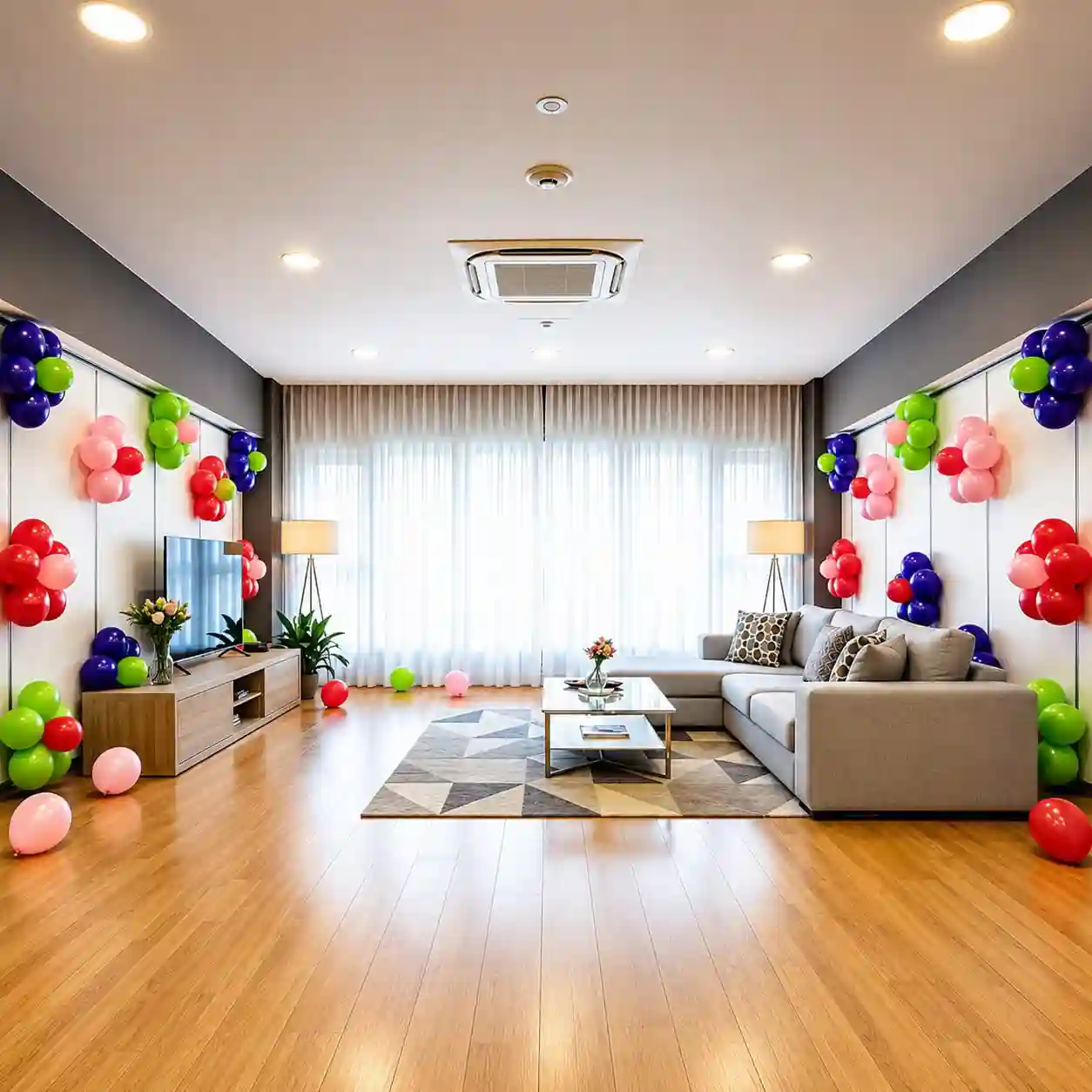 Small Room Decor (100 Balloons)
