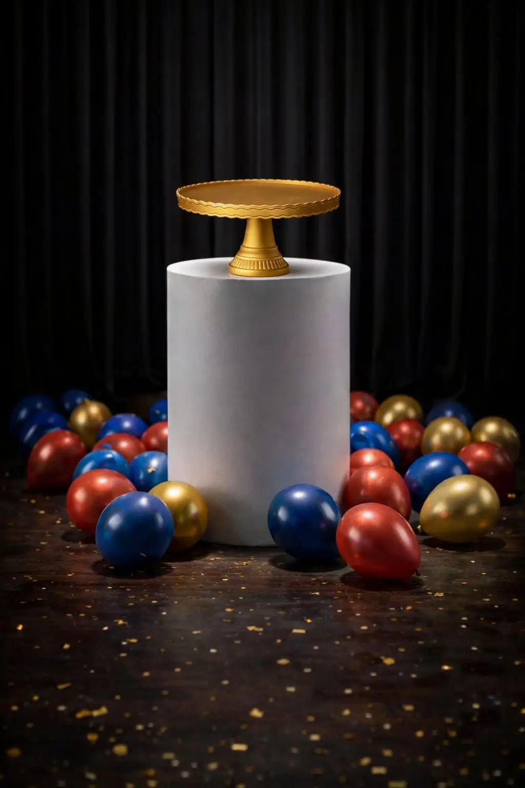 Cylinder Table with  Cake Stand
