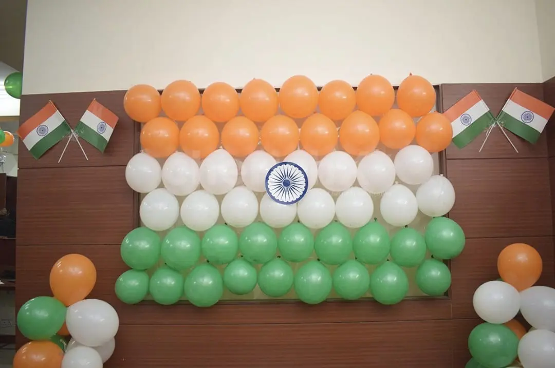Tiranga Balloon Wall Decor