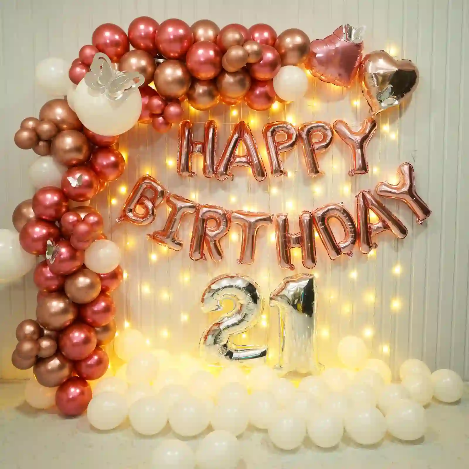 balloon decoration Blushing Celebration Birthday Decor