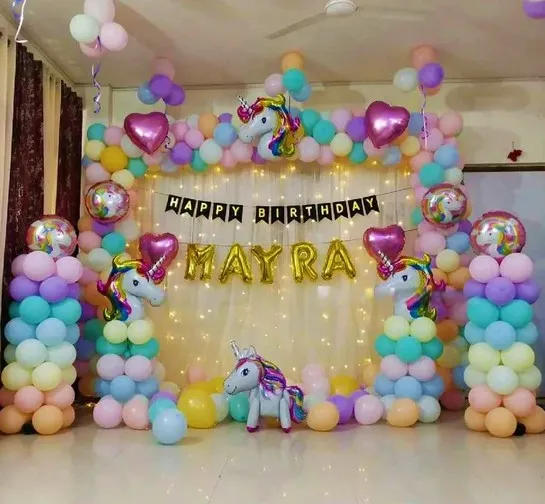 Unicorn Backdrop Decoration