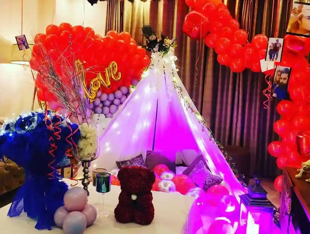 Canopy Red Heart Decoration