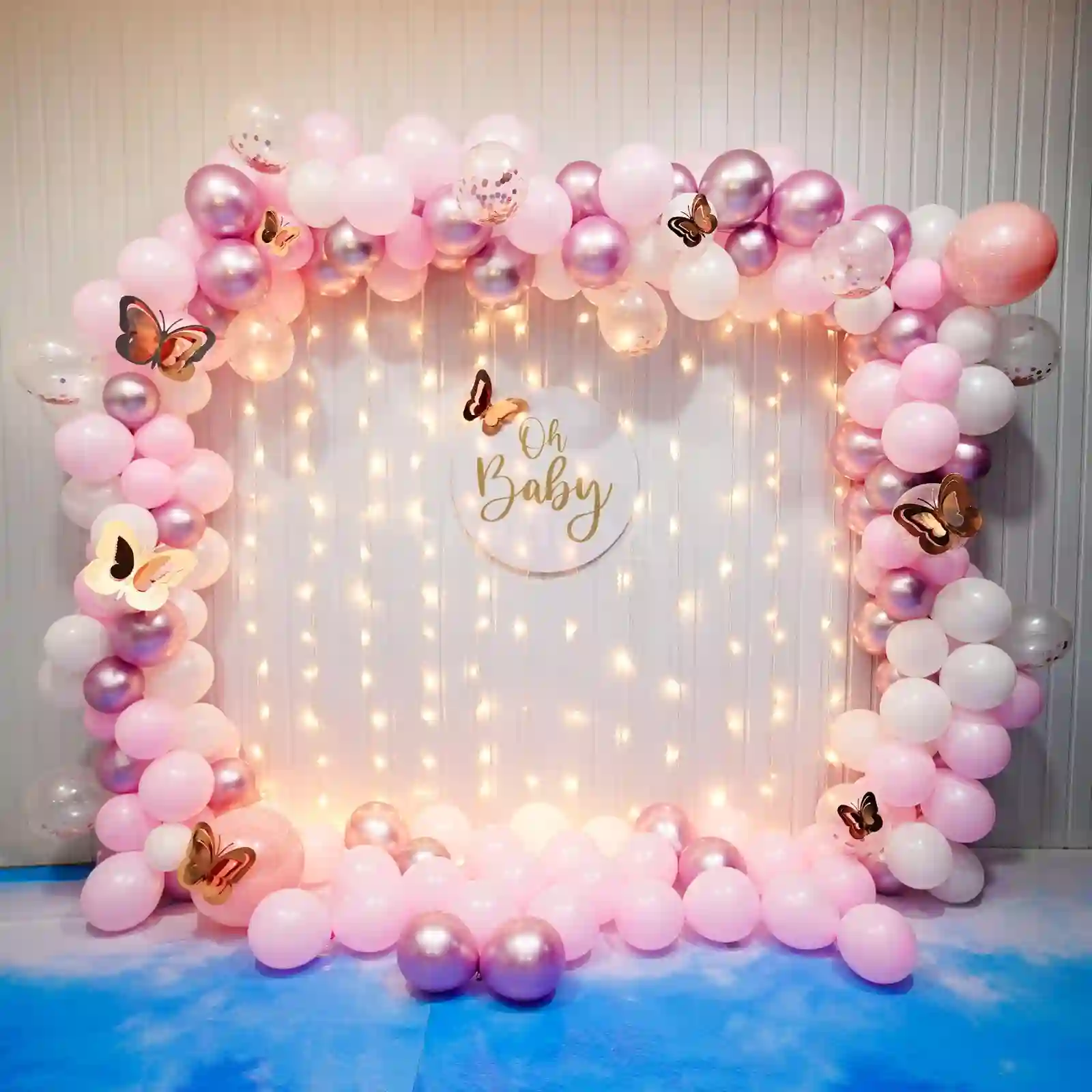 Pink Baby Shower Decoration Prices Buy 65 Pcs Baby Shower Party
