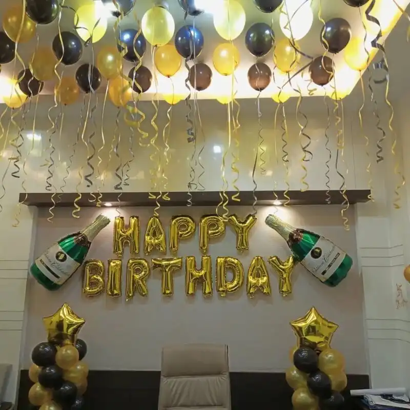 Champagne Birthday Decoration