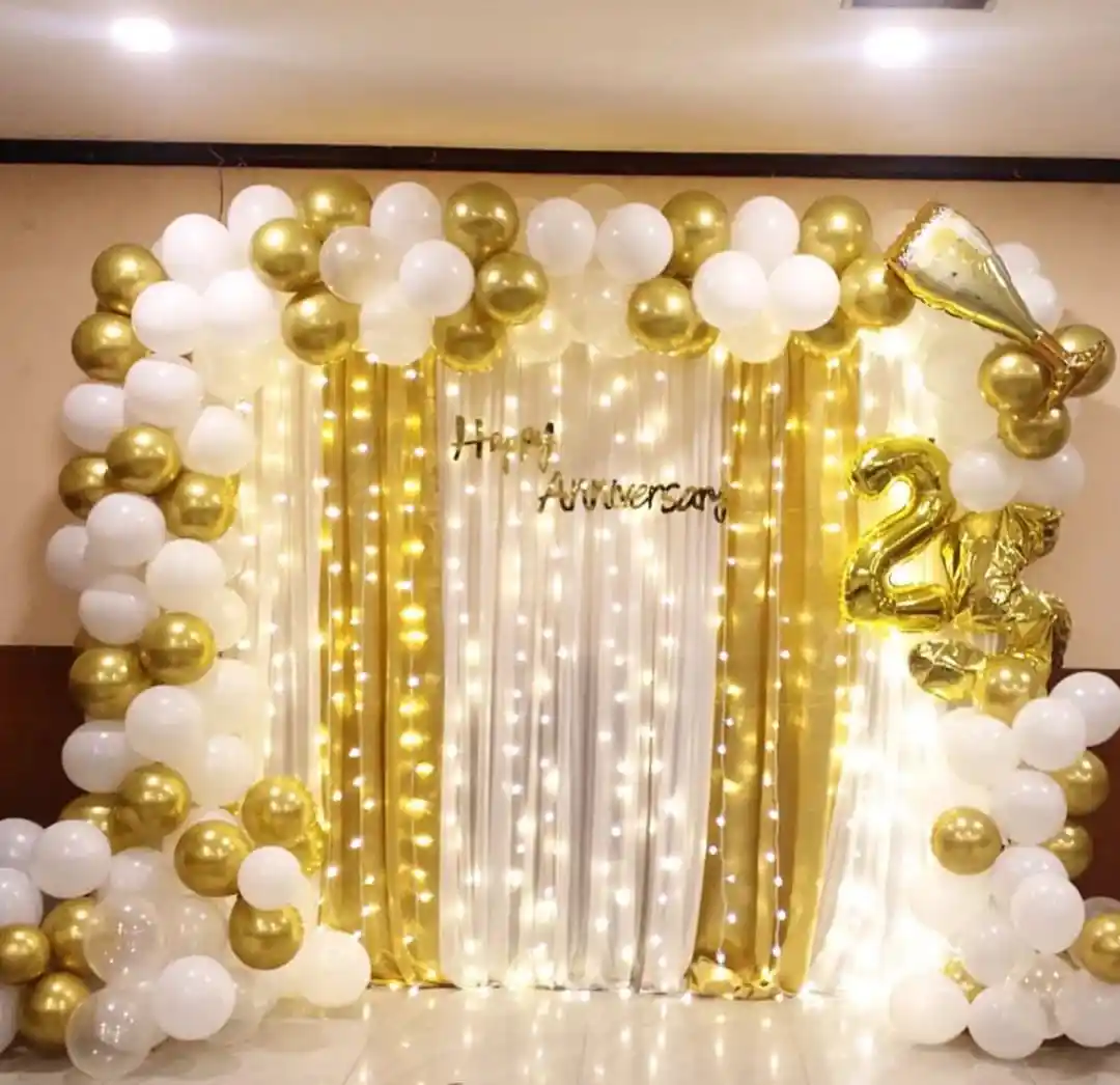 Anniversary Special Golden Decor