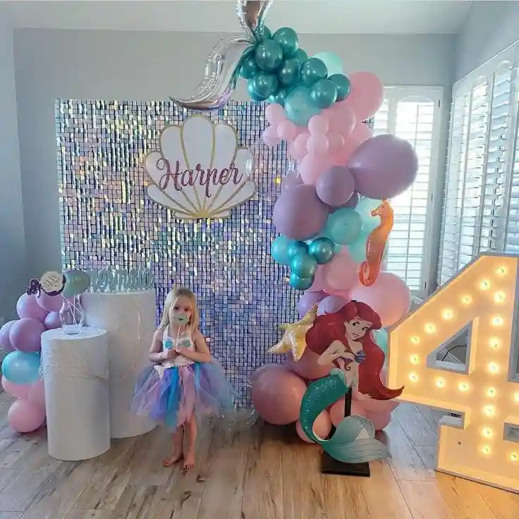 Mermaid Princess Birthday Decor