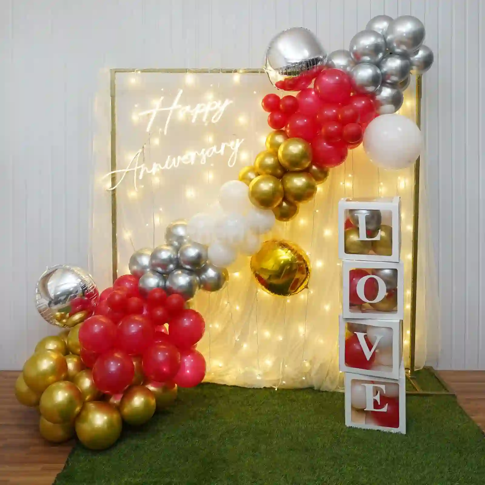 Fiery Love Fest Anniversary Decoration