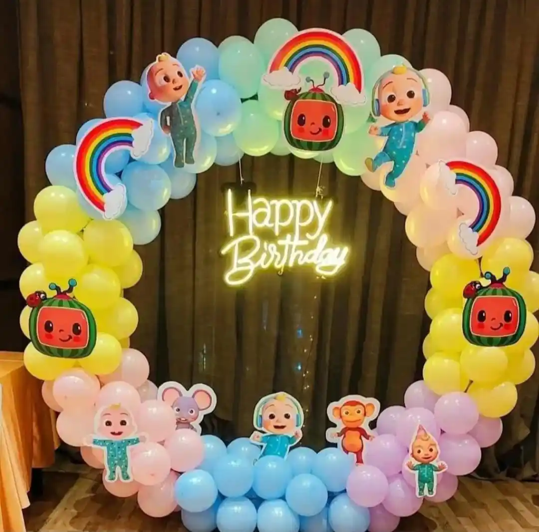Cocomelon With Umbrella Birthday Surprise