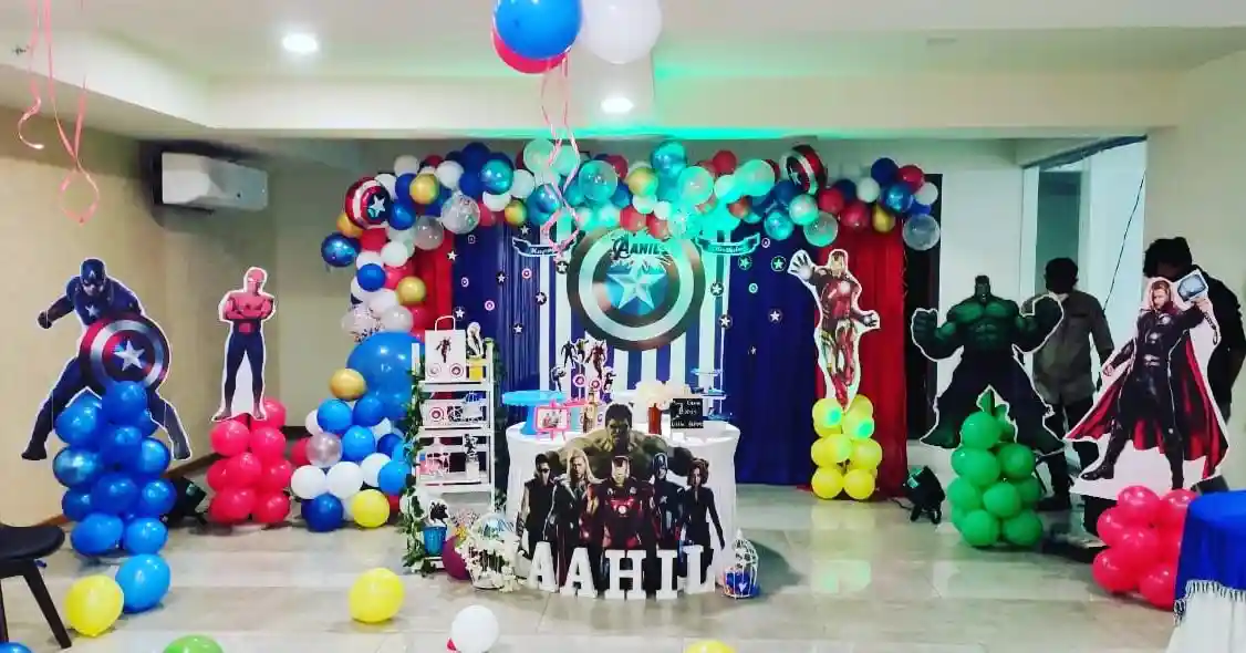 Avenger Super Heros Theme Decoration