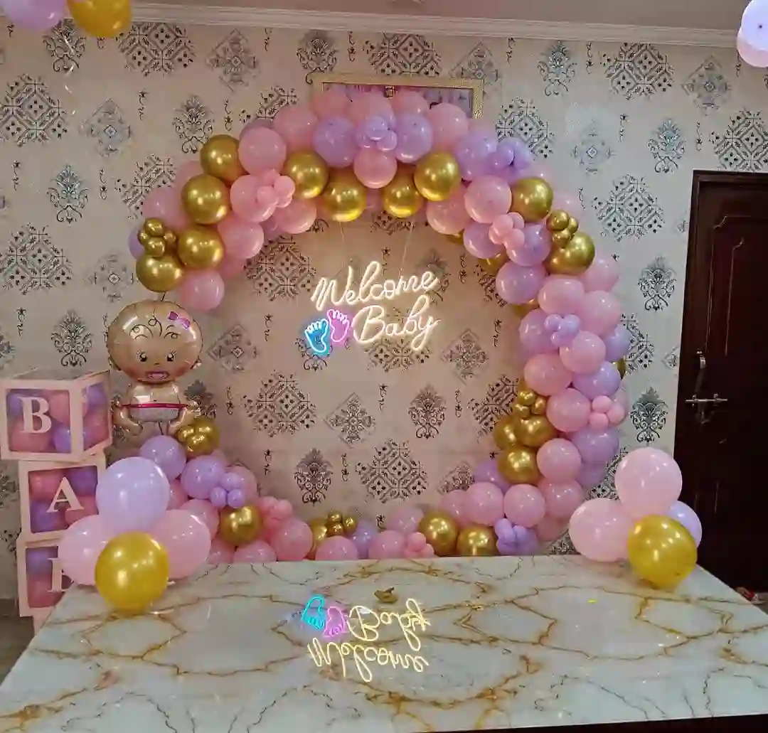 Welcome Baby Shining Decoration