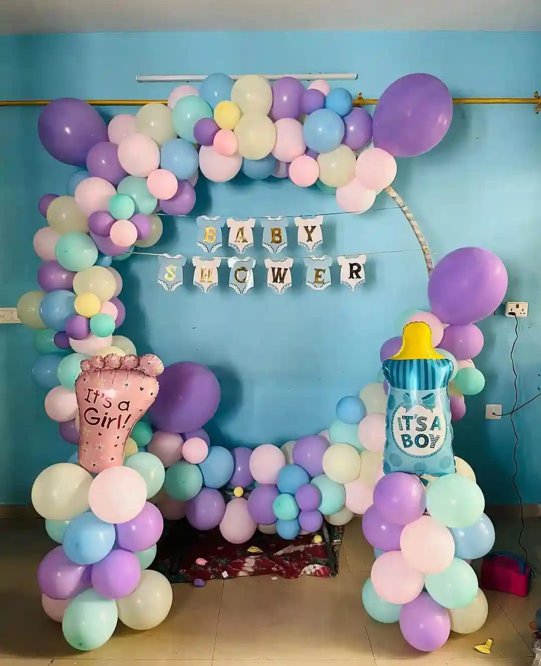 Boy & Girl Baby Shower Decoration