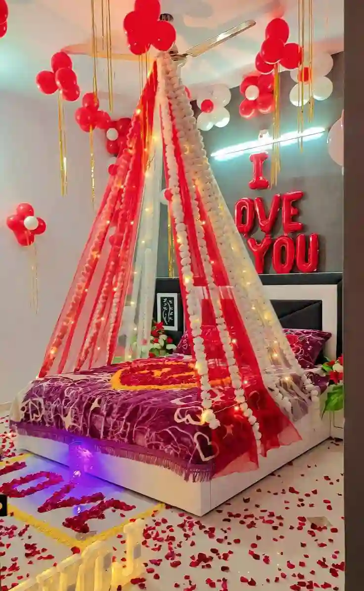 Camping Bed Decoration
