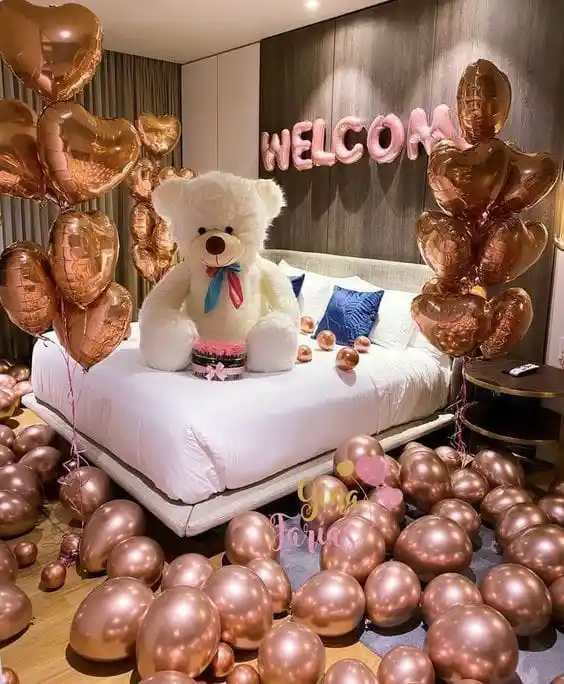 balloon decoration Golden Balloon Decoration