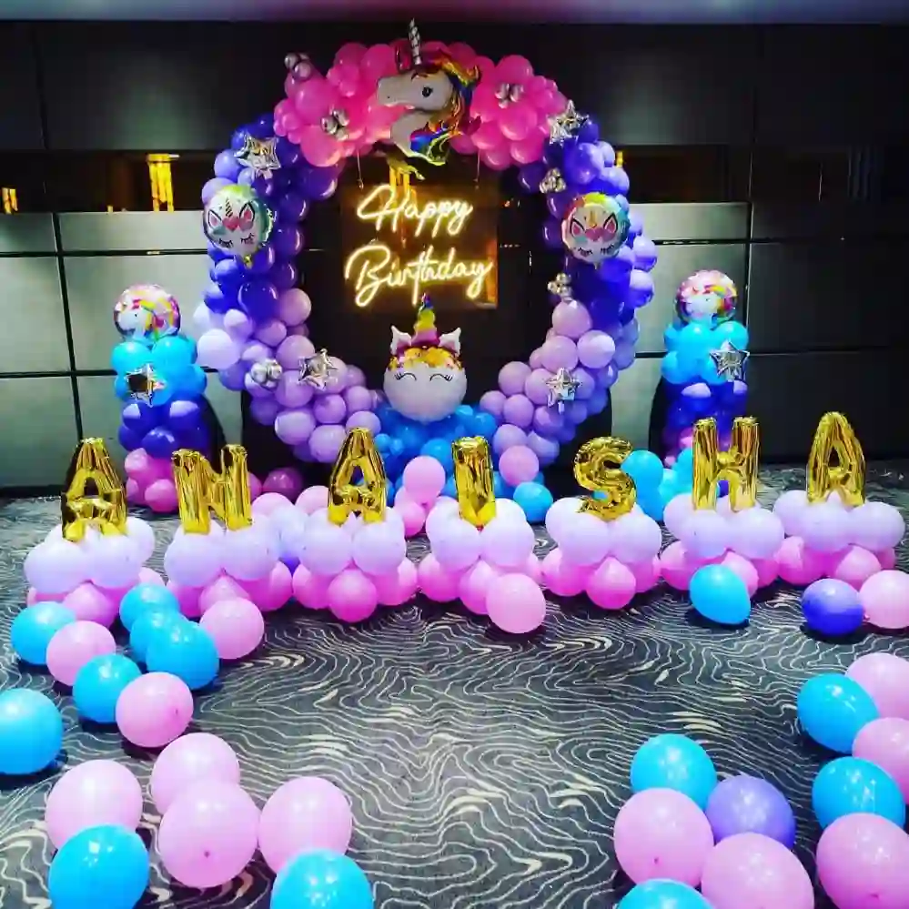 Cute Unicorn Birthday Theme
