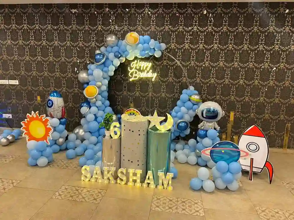 Space Theme Birthday Decor