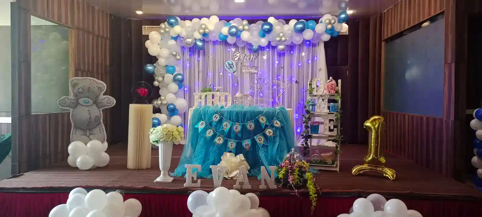 Happy Birthday Teddy Bear Theme