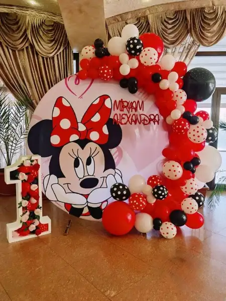 balloon decoration kids birthday decoration Minnie Mouse Lighting Decor 4446