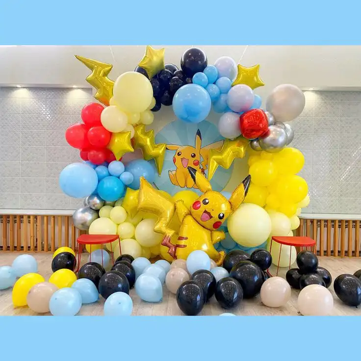 balloon decoration kids birthday decoration Pokemon Theme Decoration 5523