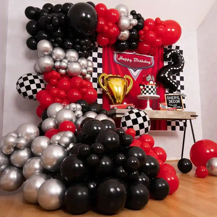 Birthday Decor With Car Theme