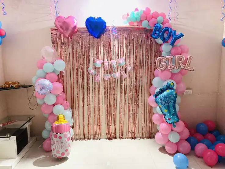 Baby Shower Decor With Heart
