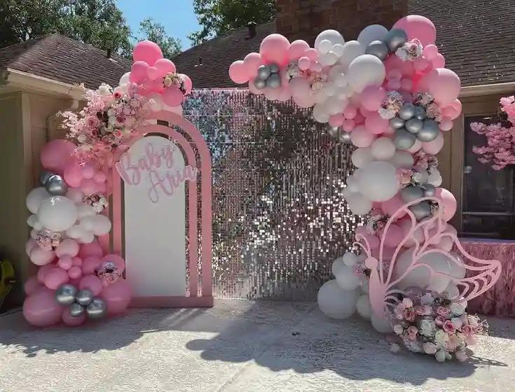 Baby Shower With Butterfly Decor