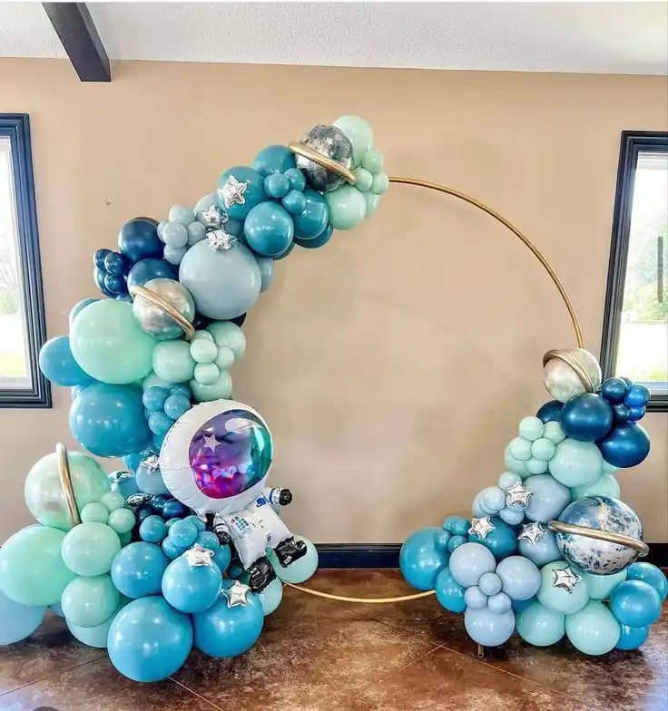 Space Decoration With Astronaut