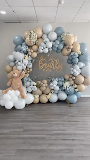 balloon decoration Welcome Baby By Teddy Theme