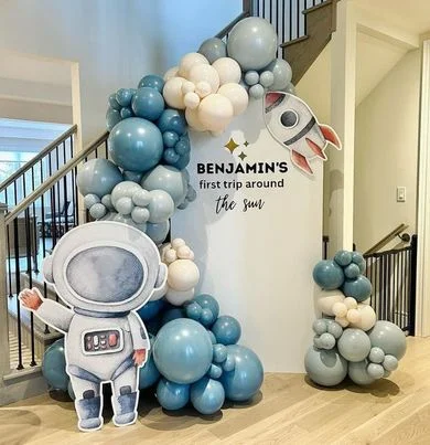 balloon decoration kids birthday decoration Astronaut Happy Birthday Decor 6166