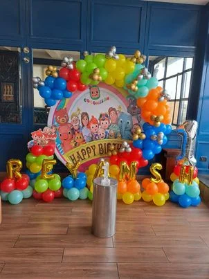balloon decoration kids birthday decoration Cocomelon Colorful Theme 5675