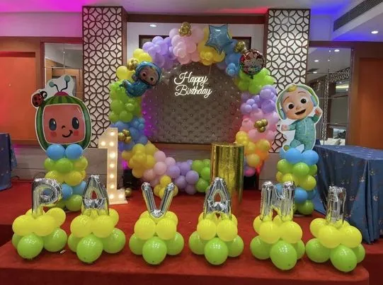 Cocomelon Theme 1st Decoration