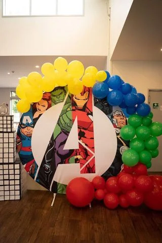 balloon decoration kids birthday decoration Super Hero Avengers Ring Decor 4505