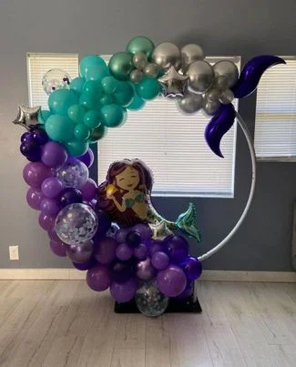 balloon decoration kids birthday decoration Mermaid Decor With Ring 3486