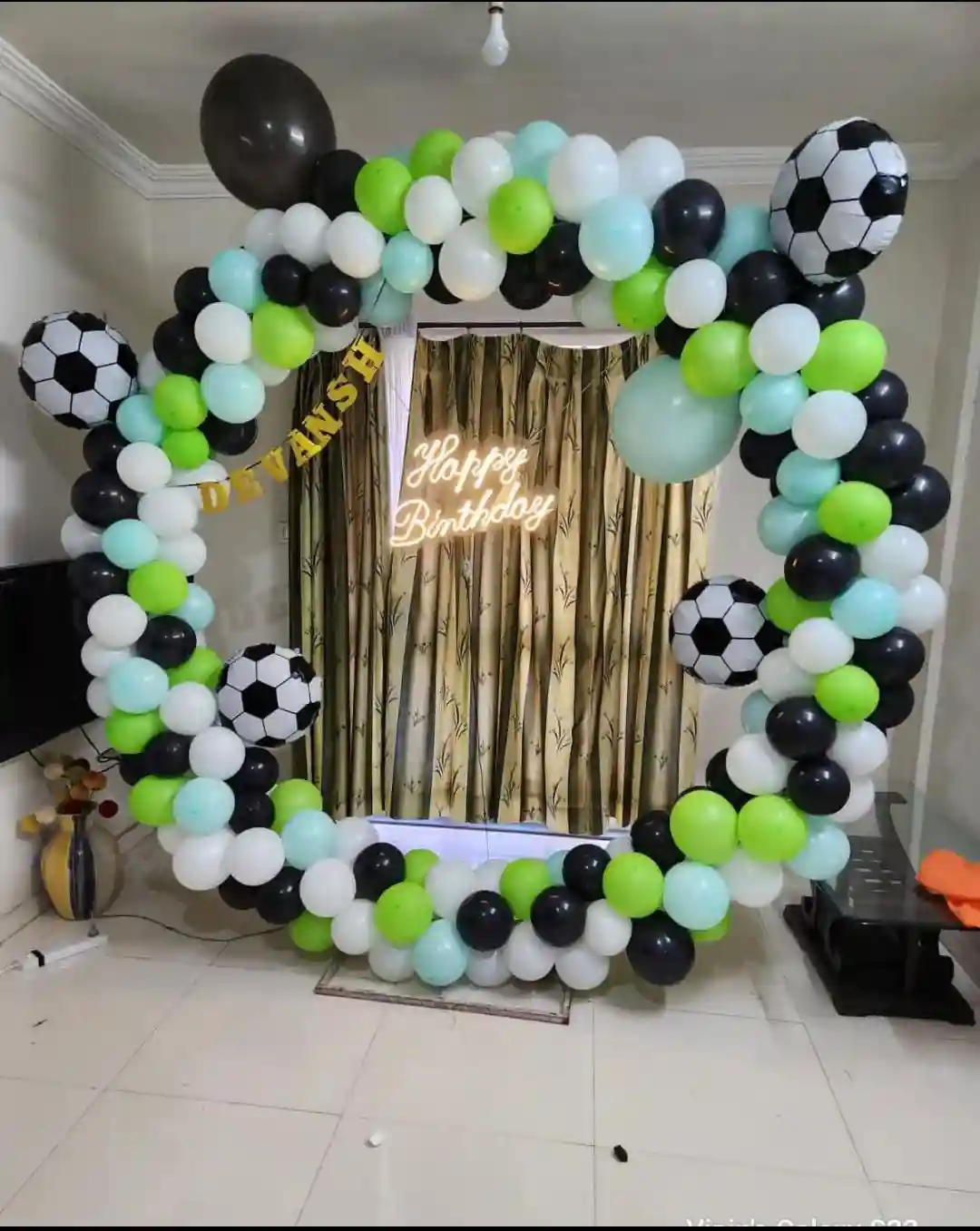 balloon decoration Sport Football Theme