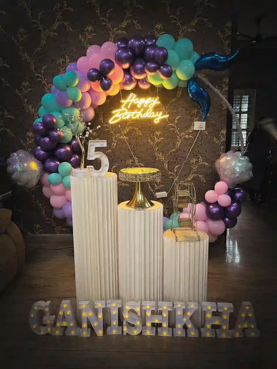 balloon decoration kids birthday decoration Mermaid Theme Decoration 5792