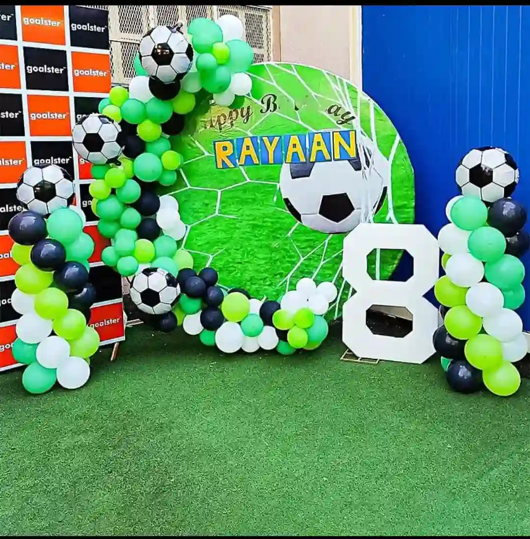 balloon decoration kids birthday decoration Sport Football Green Theme 5675