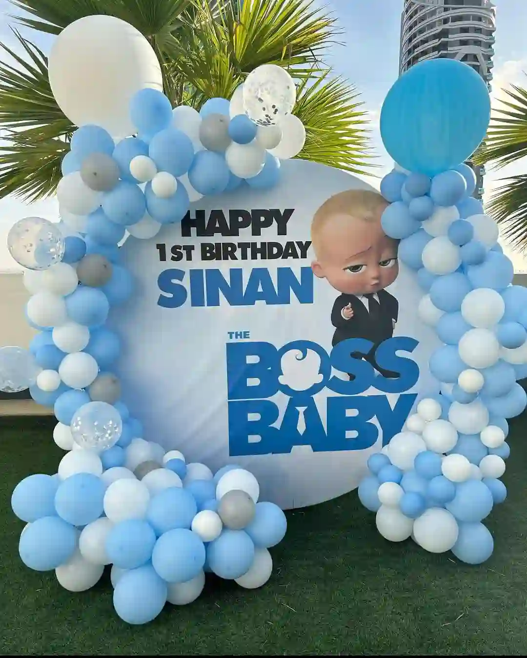 Boss Baby Theme 1st Birthday