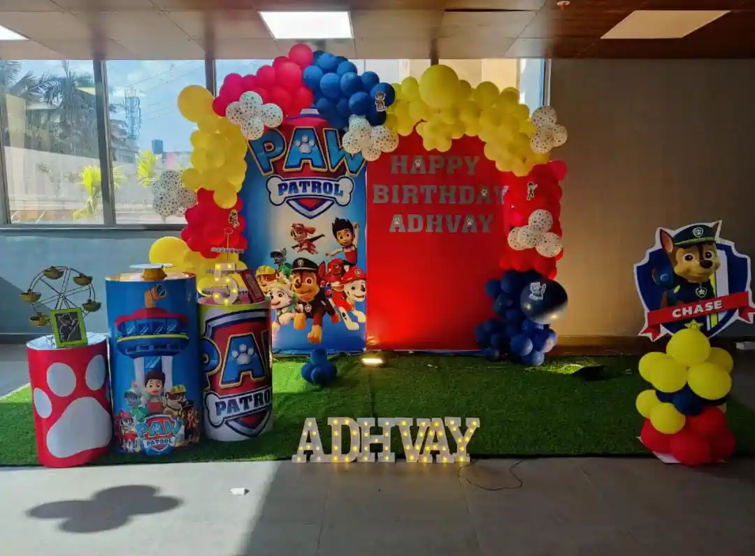 balloon decoration kids birthday decoration Paw Patrol Super Dogs Theme Decoration 10963