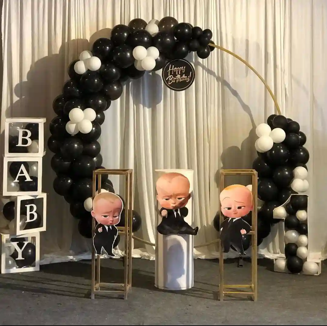balloon decoration Boss Baby Theme Decoration