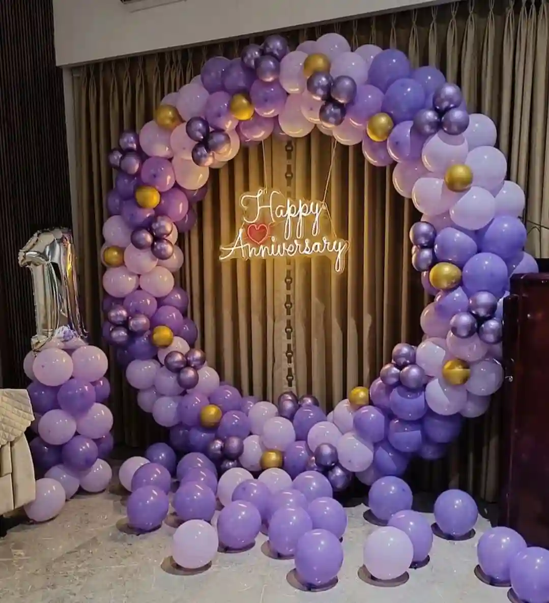 balloon decoration kids birthday decoration 1st Anniversary Decoration 4353