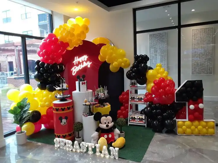 balloon decoration kids birthday decoration Mickey Mouse Shine Decoration 11665