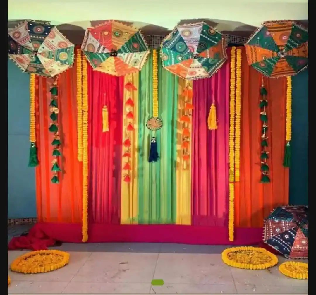 balloon decoration Mehendi Decoration Umbrella Look