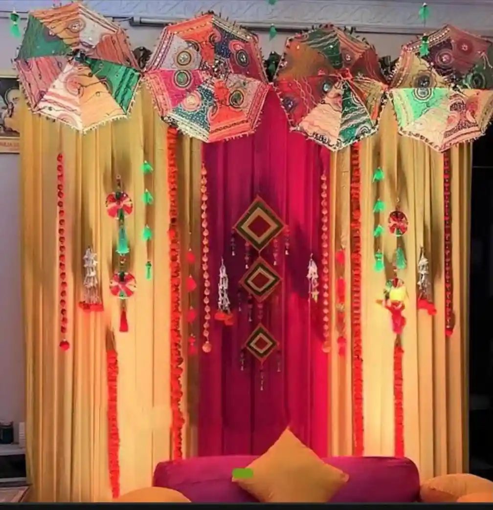 balloon decoration Mehendi Decoration