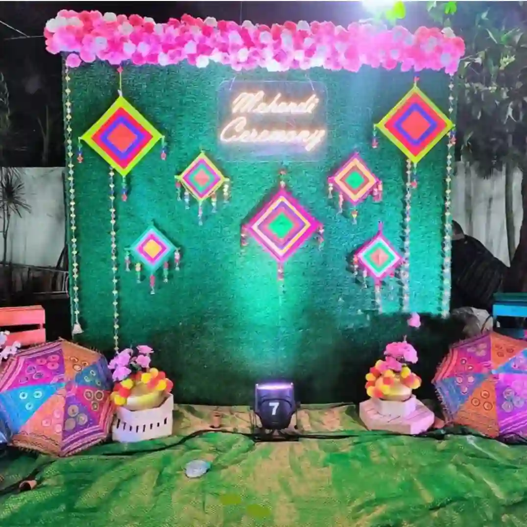 Mehendi Decoration Green