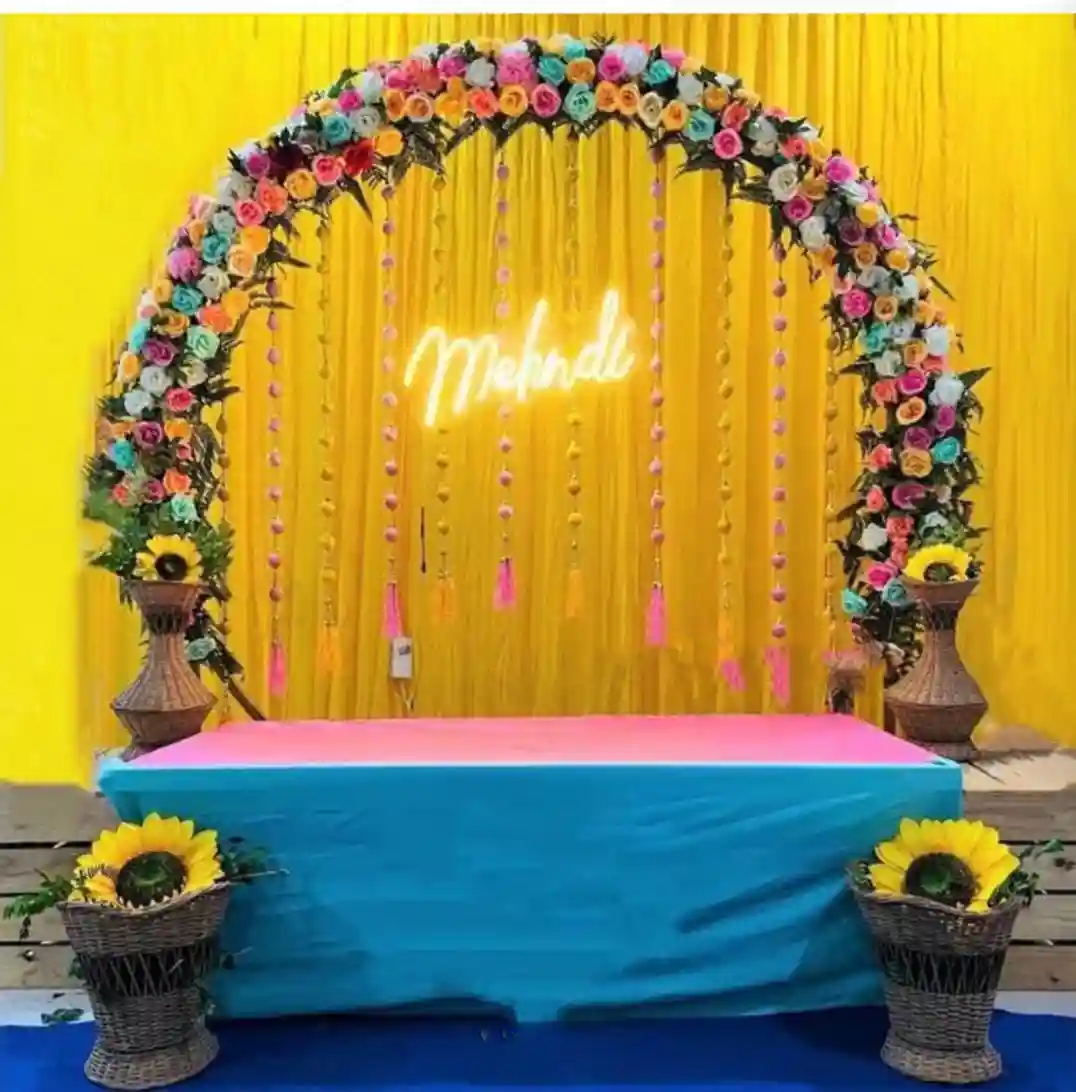 Mehendi Decoration Ring Look
