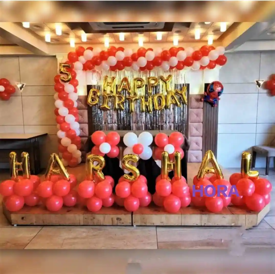 Super Hero Spider man Stage Theme Decor